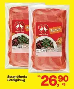 Fort Atacadista Bacon Manta Perdigão oferta