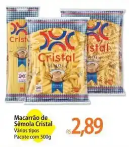 Atacadão Macarrão de Sêmola Cristal Vários tipos Pacote oferta