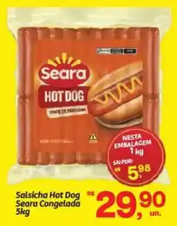 Fort Atacadista Salsicha Hot Dog Seara Congelada oferta