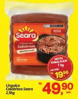 Fort Atacadista Linguiça Calabresa Seara oferta