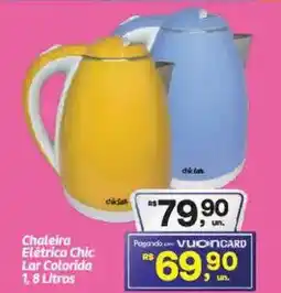 Fort Atacadista Chaleira Elétrica Chic Lar Colorida oferta