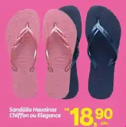 Fort Atacadista Sandália Havainas Chiffon ou Elegance oferta