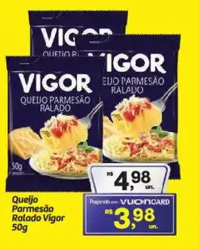 Fort Atacadista Queijo Parmesão Ralado Vigor oferta