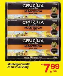 Fort Atacadista Manteiga Cruzília c/ou s/Sal oferta