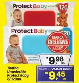 Fort Atacadista Toalha Umedecida Protect Baby c/120un. oferta