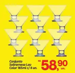 Fort Atacadista Conjunto Sobremesa Lau Color c/6 un. oferta
