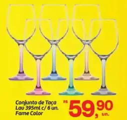 Fort Atacadista Conjunto de Taça Lau c/6 un. Fame Color oferta