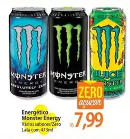 Atacadão Energético Monster Energy Vários sabores/Zero Lata oferta