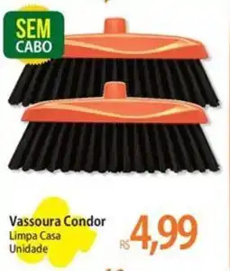 Atacadão Vassoura Condor Limpa Casa Unidade oferta
