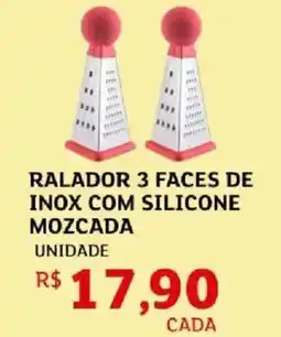 Assaí Atacadista Ralador 3 faces de inox com silicone mozcada oferta