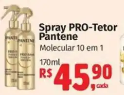 Supermercados Mateus Spray PRO-Tetor Pantene Molecular 10 em 1 oferta