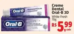 Supermercados Mateus Creme Dental Oral-B 3D White Fresh oferta