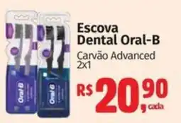 Supermercados Mateus Escova Dental Oral-B Carvão Advanced 2x1 oferta
