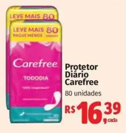 Supermercados Mateus Protetor Diário Carefree oferta