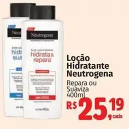 Supermercados Mateus Loção Hidratante Neutrogena Repara ou Suaviza oferta