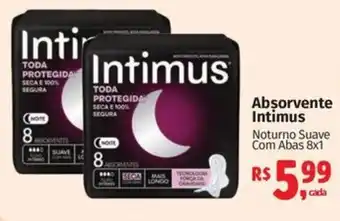 Supermercados Mateus Absorvente Intimus oferta