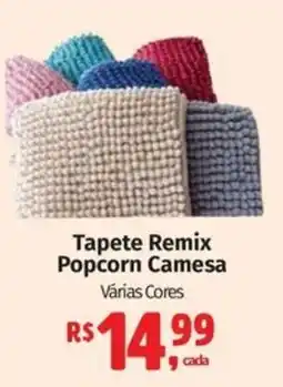 Supermercados Mateus Tapete Remix Popcorn Camesa Várias Cores oferta