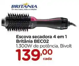 Carrefour Escova secadora 4 em 1 Britânia BECO2 oferta