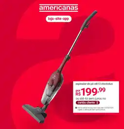 Lojas Americanas aspirador de pó stk 13 electrolux oferta