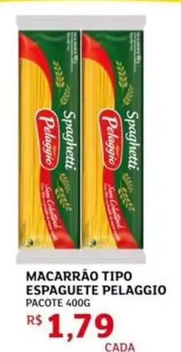 Assaí Atacadista Macarrão tipo espaguete pelaggio pacote oferta