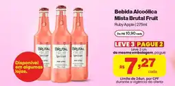 Stok Center Bebida Alcoólica Mista Brutal Fruit Ruby Apple oferta