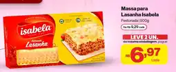 Stok Center Massa para Lasanha Isabela oferta