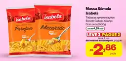 Stok Center Massa Sêmola Isabela oferta