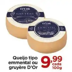 Carrefour Queijo tipo emmental ou gruyère D'Or oferta