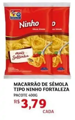 Assaí Atacadista Macarrão de semola tipo ninho fortaleza pacote oferta