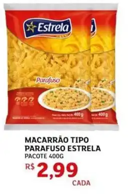 Assaí Atacadista Macarrão tipo parafuso estrela pacote oferta