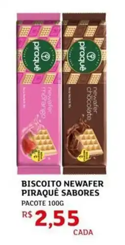 Assaí Atacadista Biscoito newafer piraque sabores oferta