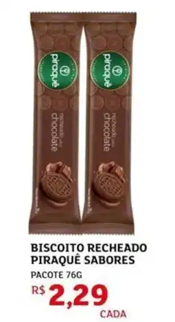 Assaí Atacadista Biscoito recheado piraque sabores oferta