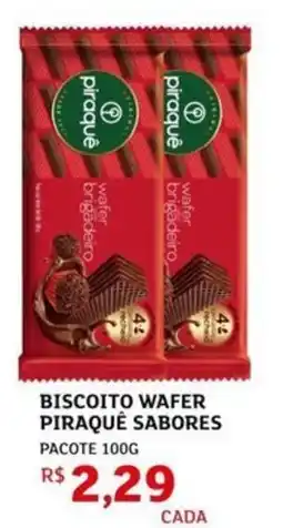 Assaí Atacadista Biscoito wafer piraquê sabores oferta