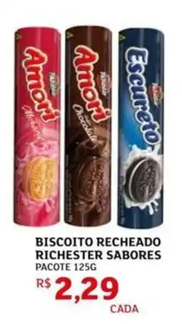 Assaí Atacadista Biscoito recheado richester sabores pacote oferta