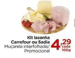 Carrefour Kit lasanha Carrefour ou Sadia oferta