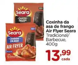 Carrefour Coxinha da asa de frango Air Flyer Seara Tradicional/ Barbecue, oferta
