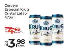 Super Luna Cerveja Especial Krug Cristal Latão oferta