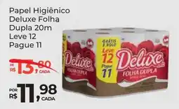 Super Luna Papel Higiênico Deluxe Folha Dupla 20m oferta