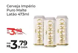 Super Luna Cerveja Império Puro Malte Latão oferta
