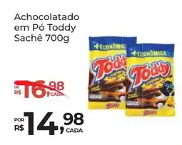 Super Luna Achocolatado em Pó Toddy Sachê oferta