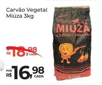 Super Luna Carvão Vegetal Miúza oferta