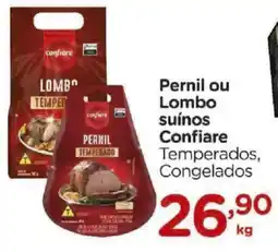 Carrefour Pernil ou Lombo suínos Confiare Temperados, Congelados oferta