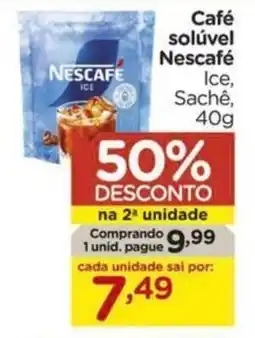 Carrefour Café solúvel Nescafé Ice, oferta