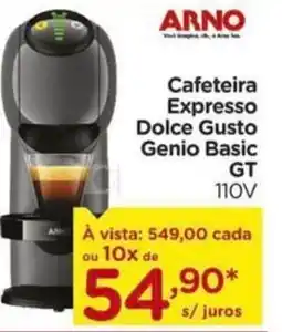 Carrefour Cafeteira Expresso Dolce Gusto Genio Basic GT 110V oferta