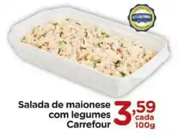 Carrefour Salada de maionese com legumes Carrefour oferta