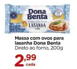 Carrefour Massa com ovos para lasanha Dona Benta Direto ao forno, oferta