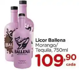Carrefour Licor Ballena Morango/ Tequila, oferta