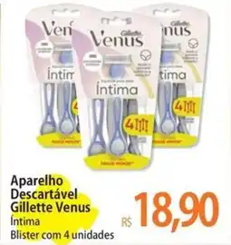 Atacadão Aparelho Descartável Gillette Venus Íntima Blister com 4 unidades oferta