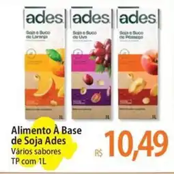 Atacadão Alimento À Base de Soja Ades Vários sabores oferta