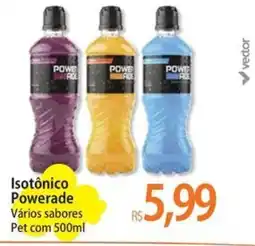 Atacadão Isotônico Powerade Vários sabores Pet oferta
